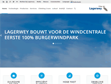 Tablet Screenshot of lagerweywind.nl